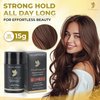 PureRadiance Hair Fiber for Thinning Hair - Quick Solution for Thicker, Fuller-Looking Hair - Strong Hold, No Itching, & Sweat Proof - Advanced Hair Building Fibers for Instant Volume (Grey)