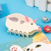 Hapdoo Pig Hair Clips, Cute Farm Animal Hair Claw Clip for Women Girls, Acetate Funny Western Farm Country Hair Accessories Gift