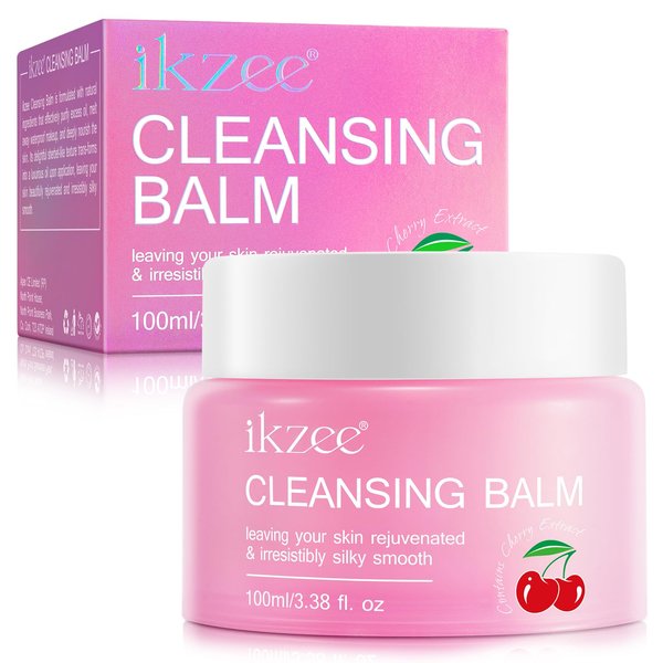 Cleansing Balm Makeup Remover, Facial Cleanser Balm for Makeup Removal, Deep Clear Cleansing Balm, Hydrating & Nourising Face Cleanser, Korean Skincare, Christmas Holiday Gift for Women,100ml