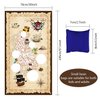 Pirate Bean Bag Toss Game for Kids, Pirate Banner with 3 Bean Bags for Kids Pirate Theme Party Decorations and Supplies