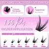 Wispy Spiky Lash Clusters Cat Eye Lashes 12-17mm Manga Cluster Eyelash Extensions C Curl Natural False Eyelashes 156 Pcs Left & Right Individual Lashes with Thin Band Beginner Friendly, by Anforlin