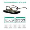 Eyekepper Readers 3 Pack of Womens Reading Glasses with Beautiful Pattern and Soft Case for Ladies +0.50