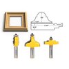 YONICO Router Bits Set Picture Frame 3 Bit 1/2-Inch Shank 18322
