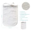 Turkish Exfoliating Gloves – Face & Body Exfoliation Mitts - Bath Hammam Spa Exfoliator Kese Glove - Body Scrub Glove to Remove Dead Skin – Brighten & Soften Skin – 4Pcs (White & Black)