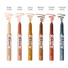 Ruby Kisses Eye Shadow Stick – Crème Eyeshadow Makeup Multi-Stick, Long-Lasting Pearl Shimmer Crayon, Metallic Glitter Eyeliner, Highlighter Eyeshadow Pencil, Sharpener Included (Copper Glam)