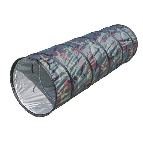 NARMAY® Play Tunnel Camouflage Pop Up Tunnel for Kids Indoor/Outdoor Fun - 19dia × 60L inch