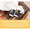 Rustic MAKA Natural Deodorant, Takes Two To Mango (Mango + Lime), Free of Aluminum, Baking Soda & Parabens, Activated Charcoal + Magnesium, Continuous Odor Control