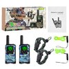 Walkie Talkies for Kids 22 Channel 2 Way Radio 3 Miles Long Range Handheld Walkie Talkies Durable Toy Best Birthday Gifts for 6 Year Old Boys and Girls fit Adventure Game Camping (Blue Camo 1)