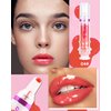 Spicy Lip Plumping Booster,Plumping Lip Oil with Chili Extract, High-Shine Smooth Fuller Lips, Hydrating & Volumizes Lip Glaze, Plump and Pout Lip Plumper Lipstick, Christmas Makeup Gift for Women-04#