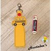 School Bus Hand Sanitizer Holder And/Or Lip Balm Holder