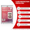 Premium Magnetic Card Holder - 35PT Standard Size (5 Pack) PVC Free - UV Protection - Hard Plastic One Touch Protector for Collectible Sports Cards Acrylic Display Card Cases