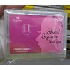 Buqikma 500PCS Short Nail Tips for Acrylic Nails - Clear False Short Artificial Tips for Manicure with Box（Pink Box with Tips）