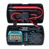 allsun Auto Ranging Pocket Tiny Digital Multimeter, Mini Electrical Travel Meter AC/DC Ohm Volt NCV Amp Capacitance Frequency Diode Continuity