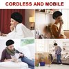 Eactive Cordless Deep Conditioning Heat Cap - Hair Styling and Treatment Steam Cap | Heat Therapy and Thermal Spa Hair Steamer Gel Cap - Black Universal