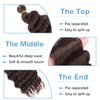 Ocean Wave Crochet Hair Color 4 16 Inch Curly Braiding Hair for Crochet Braids Knotless Braids Goddess Box Braids Crochet Hair for Women Deep Wave Twist Crochet Hair Dreadlock Extensions(6 Packs)
