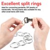 MAQIHAN 100pcs Key Ring - Metal Key Chain Ring For Keychain Of Home Car School Office Diy Crafts Dog Ring And Other Keys Attachment 1 Inch.