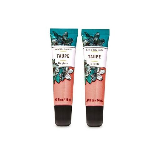 Bath and Body Works 2 Pack Taupe Lip Gloss .47 Oz.