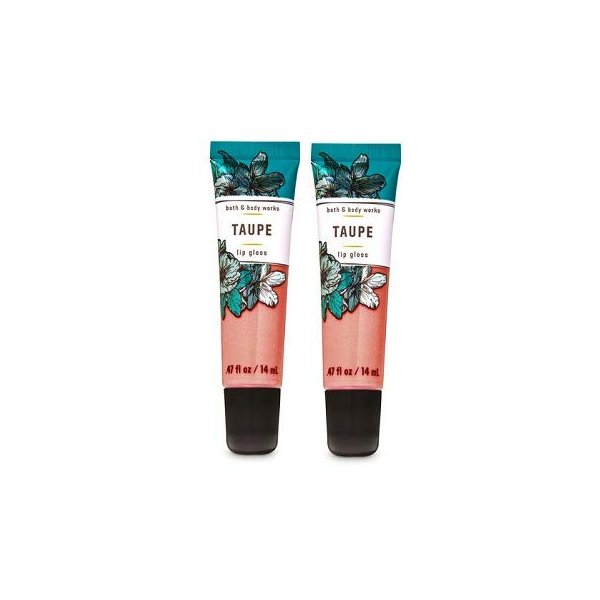 Bath and Body Works 2 Pack Taupe Lip Gloss .47 Oz.