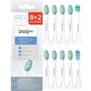 Brushmo Replacement Toothbrush Heads Compatible with Phillips Sonicare Electric Toothbrush Value Pack (8+2).