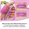 Oulac Matte Liquid Pinky Purple Lipstick for Women, Long Lasting Lipstick Waterproof Lip Stain, No Transfer, Creamy High Pigmented Formula with Rose Oil, Vegan & Cruelty-Free, Light Purple M14