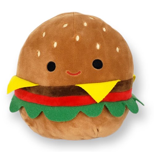 Squishmallows KellyToys - 8 Inch (20cm) - Carl The Cheeseburger - Super Soft Plush Toy Animal Pillow
