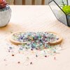 T4U Crystal Chips Stone Crushed Quartz Glass 1LB - Fluorite Tumbled Gravel Small Decorative Pebbles Bulk, Mini Polished Rocks Pieces for Crafts, Vases Filler, Succulent Plants, Aquarium Gravel Rocks