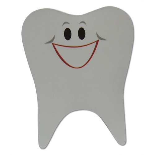 Novel Merk Healthy Tooth Smiling Small Refrigerator Magnets Set for Party Favors & Carnival Prizes Miniature Design (12 Pieces)