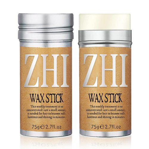ZHISHUDL 2 PCS Hair Wax Stick for Hair,Long Lasting Styling Wax Stick Hair,Non-greasy Hair Pomade Stick for Flyaways and Edge Frizz Hair