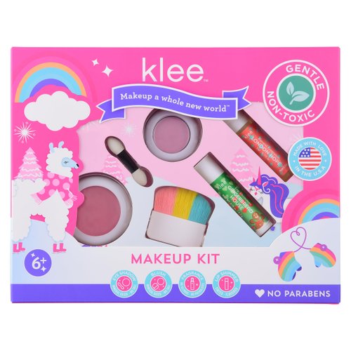 Luna Star Klee Holiday Makeup Kit. Non-Toxic and Kid-Friendly. Made in USA. (Santa's Love)