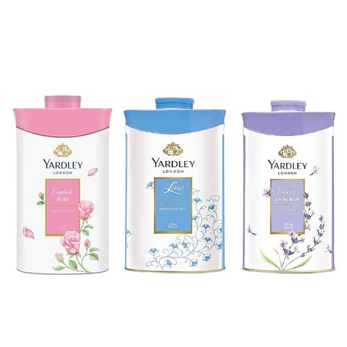 SSR Yardley London English Roses with Lace and English Lavender Talcum Powder for Women 250g pack of 2pc