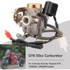 50CC Carburetor 4 Stroke GY6 High Performance 139QMB Carburetor for 49cc 50cc Scooter Moped PD18J Carb Engine, 50 cc Carburetor, 50cc Moped Carburetor + Intake Manifold by LOYPP