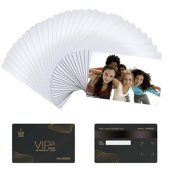 100 Pieces Sublimation Metal Business Cards Which Can Be Sublimated Both Sides,3.38 x 2.12 x 0.0078 Inch Blank Sublimation Metal Name Card for Color UV Print (Sublimation Metal Business Cards)