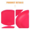 2Pcs Period Cup Storage Case Menstrual Cup Plastic Holder Menstrual Disc Cleaner for Travel Pink