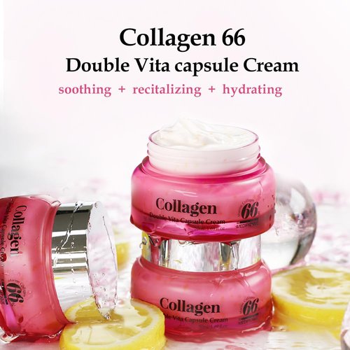 MEDIPICKME Collagen Jelly Cream- Niacinamide & Freeze-Dried Hydrolyzed Collagen - Boosts skin's barrier Reduce Wrinkles Cream,Lifting Face Moisturizer With Collagen Made Of Vitamin 1.69 Oz