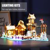 DALDED LED Lighting Kit for Lego Ideas Viking Village, LED Light Compatible with Lego 21343 Building Block Models (Not Include Lego Set)