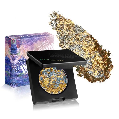 DE'LANCI Multichrome Shimmer Eyeshadow, Intense Pigmentation Chameleon Sparkling Eyeshadow, Bright Highlighter Duochrome Eye Make Up, Multi-Reflective Finishes Glitter Metallic Shade, Talc Free, 08