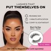 Glamnetic Magnetic Eyelashes - Venus | Short Magnetic Lashes, 60 Wears Reusable High Volume Faux Mink Lashes, Cat Eye, 3D Natural Look - 1 Pair