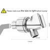 Shower Arm Holder for Handheld Shower Head, Adjustable Mount Bracket, Shower arm Adapter with Swivel Ball, 1/2-Inch, Chrome, 0.5