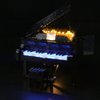 BRIKSMAX Led Lighting Kit for Grand Piano - Compatible with Lego 21323 Building Blocks Model- Not Include The Lego Set
