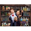 Mad Scientist Laboratory Backdrop for Kids Halloween Magic School Background Spooktakular Creepy Skull Poison Apothecary Witch Kitchen Hallowmas Baby Shower Party Decorations Banner (7X5FT(82x59inch))