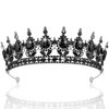 TOBATOBA Black Crowns and Tiaras for Women, Black Swan Costume Gothic Crown Gothic Tiara Gothic Wedding Dress Accessories Halloween Costumes Women Birthday Prom Pageant Cosplay Hair Accessories