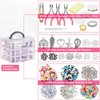 cridoz Jewelry Making Supplies, Jewelry Making Tools Kit with Jewelry Pliers, Beading Wire, Jewelry Beads and Charms Findings for Jewelry Necklace Earring Bracelet Making Repair