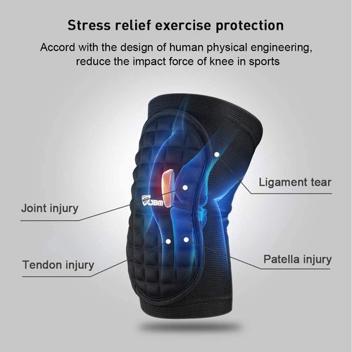 JBM Knee Brace Knee Pad for Women and Men Knee Compression Sleeve for Basketball Volleyball Tennis Running Workout Exercise