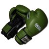 Ring to Cage 20oz, 22oz, 24oz Deluxe MiM-Foam Sparring Gloves - Safety Strap Boxing Training Gloves, for Boxing, MMA, Muay Thai, Kickboxing (14oz, Marine Green/Black)