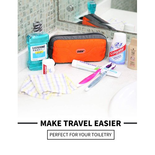 GOX Travel Toiletry Bag Dopp Kit Case for Men Multifunction Packing Organizer Pouch