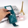 Philo Fun Lipstick Holder Case with Mirror for Purse, Portable Makeup Lip-Gloss Pouch, Small Travel Cosmetics Organizer for Women, Teal Green