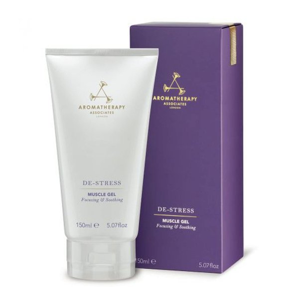 Aromatherapy Associates De-Stress Muscle Gel, Soothing Gel for Stress Relief, Blended with Ginger, Black Pepper and Rosemary Essential Oils (5.07 oz)