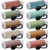 Sureio 10 Pack Lip Balm Holder Keychain Compact Clip on Lipstick Holder Lip Gloss Holder Keychain(Earth Tones)