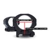 Monstrum Precision Scope Rings | 1 inch Diameter | Picatinny | 1.00 inch Height