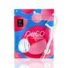 Piico Rose Floss Picks with Xylitol, 100 Counts, Unbreakable and Shred-Resistant Flossers for Adults, Resealable Pack, Long-Lasting Unique Flavored Dental Floss Picks, Doubles as Portable Dental Picks